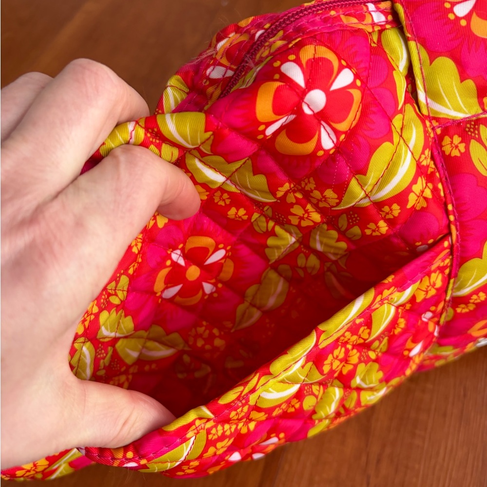 Caboodles Red and Green Floral Tote Bag - Picture 9 of 12